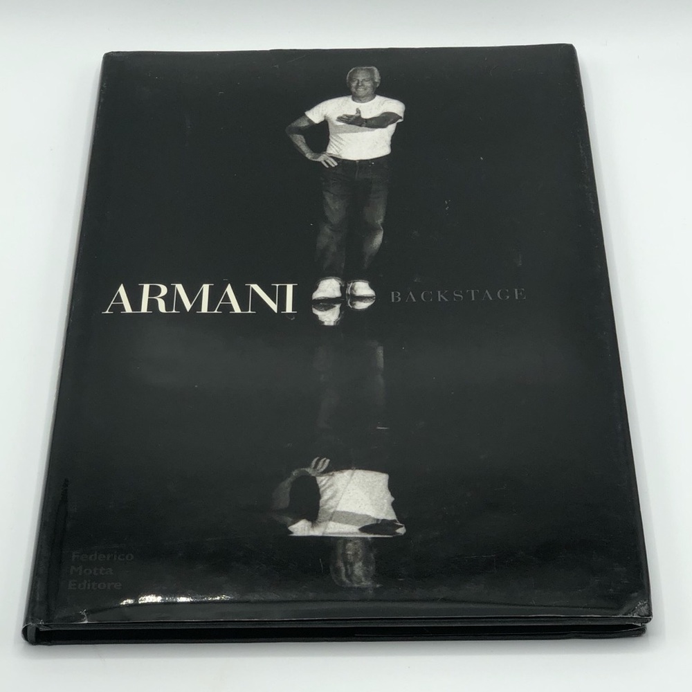 Giorgio Armani "Backstage" by Roger Hutchings | Rare 2002 Runway Book